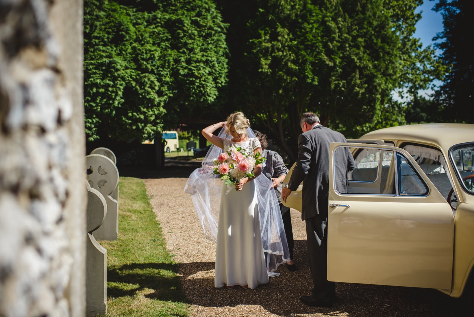 Surrey Wedding Photography Annie Brian Marquee Garden Wedding