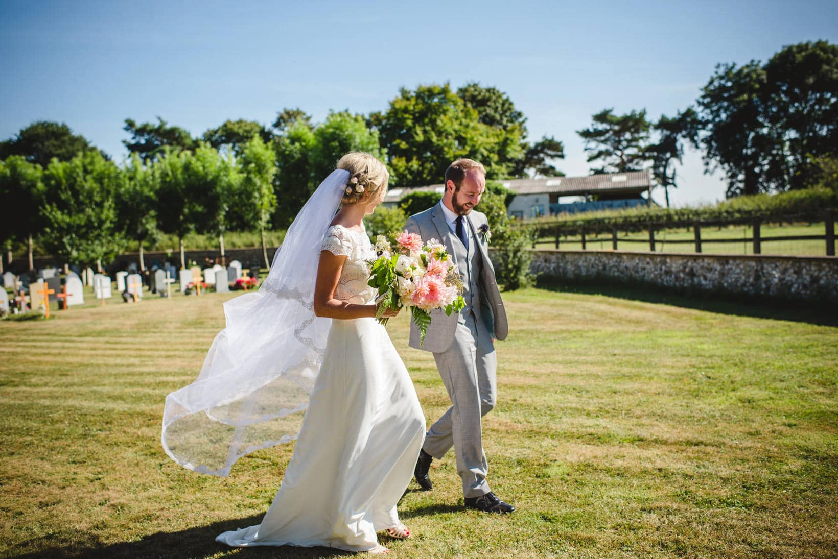 Surrey Wedding Photography Annie Brian Marquee Garden Wedding