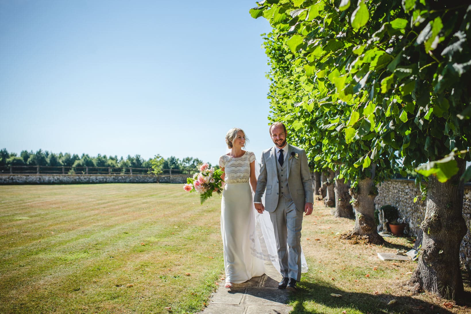 Surrey Wedding Photography Annie Brian Marquee Garden Wedding