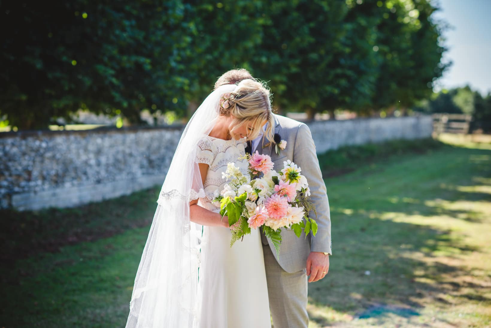 Surrey Wedding Photography Annie Brian Marquee Garden Wedding