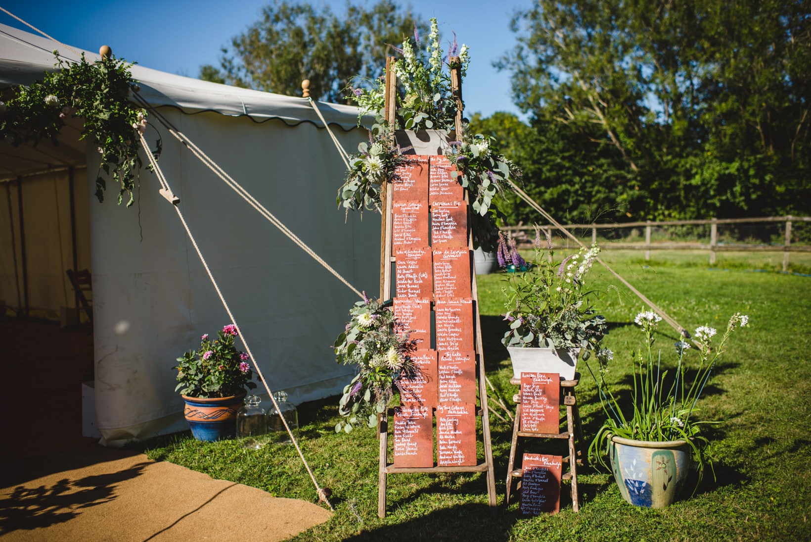 Surrey Wedding Photography Annie Brian Marquee Garden Wedding