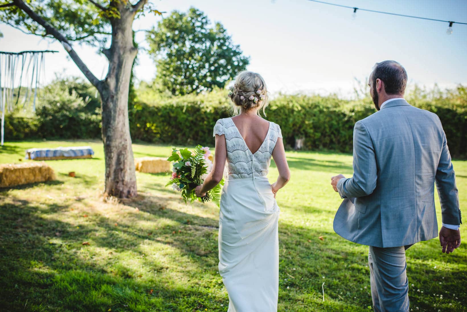 Surrey Wedding Photography Annie Brian Marquee Garden Wedding