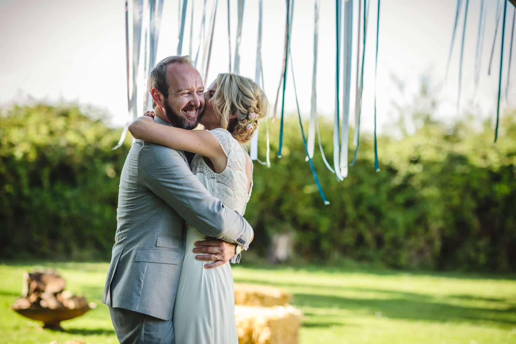 Surrey Wedding Photography Annie Brian Marquee Garden Wedding