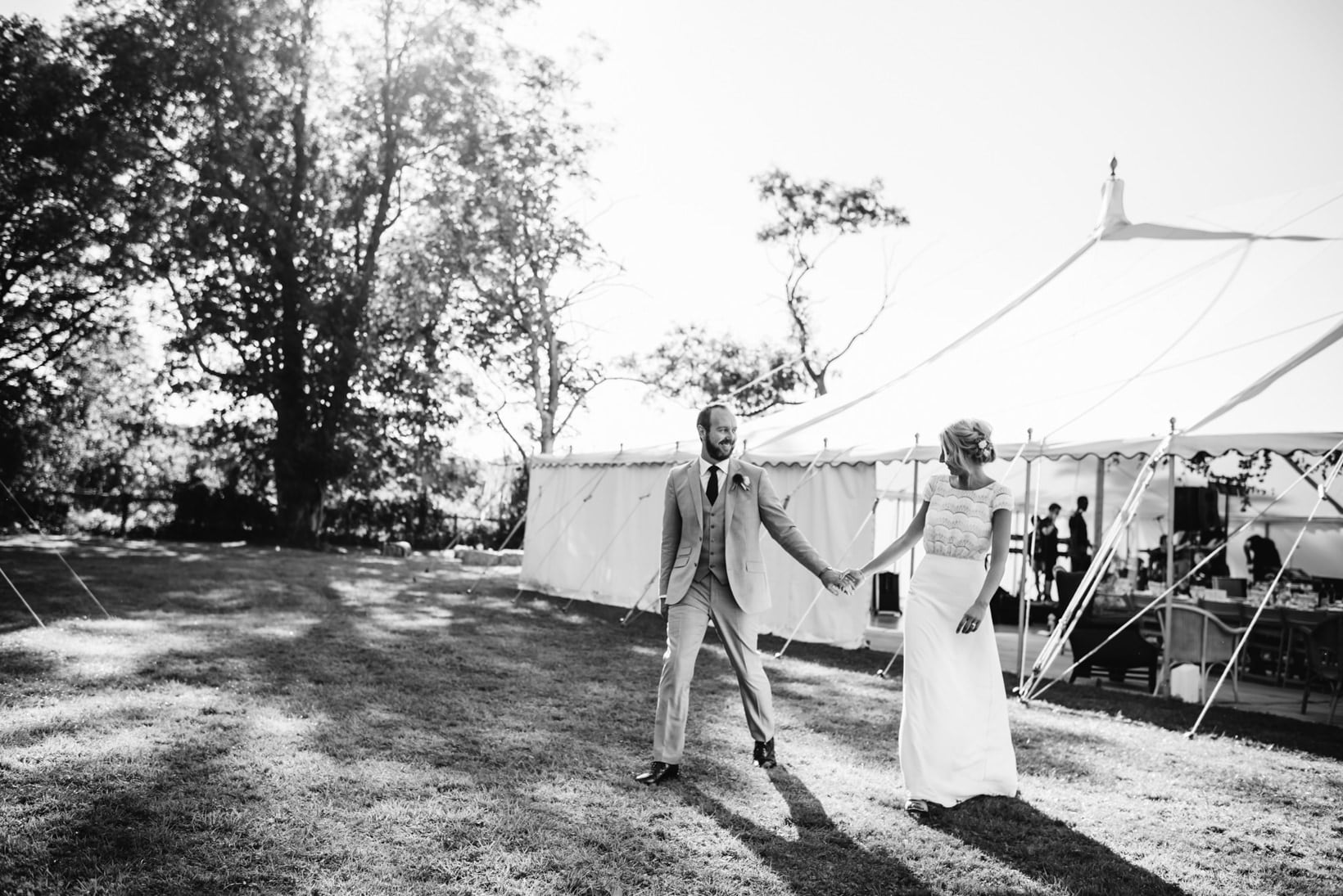 Surrey Wedding Photography Annie Brian Marquee Garden Wedding