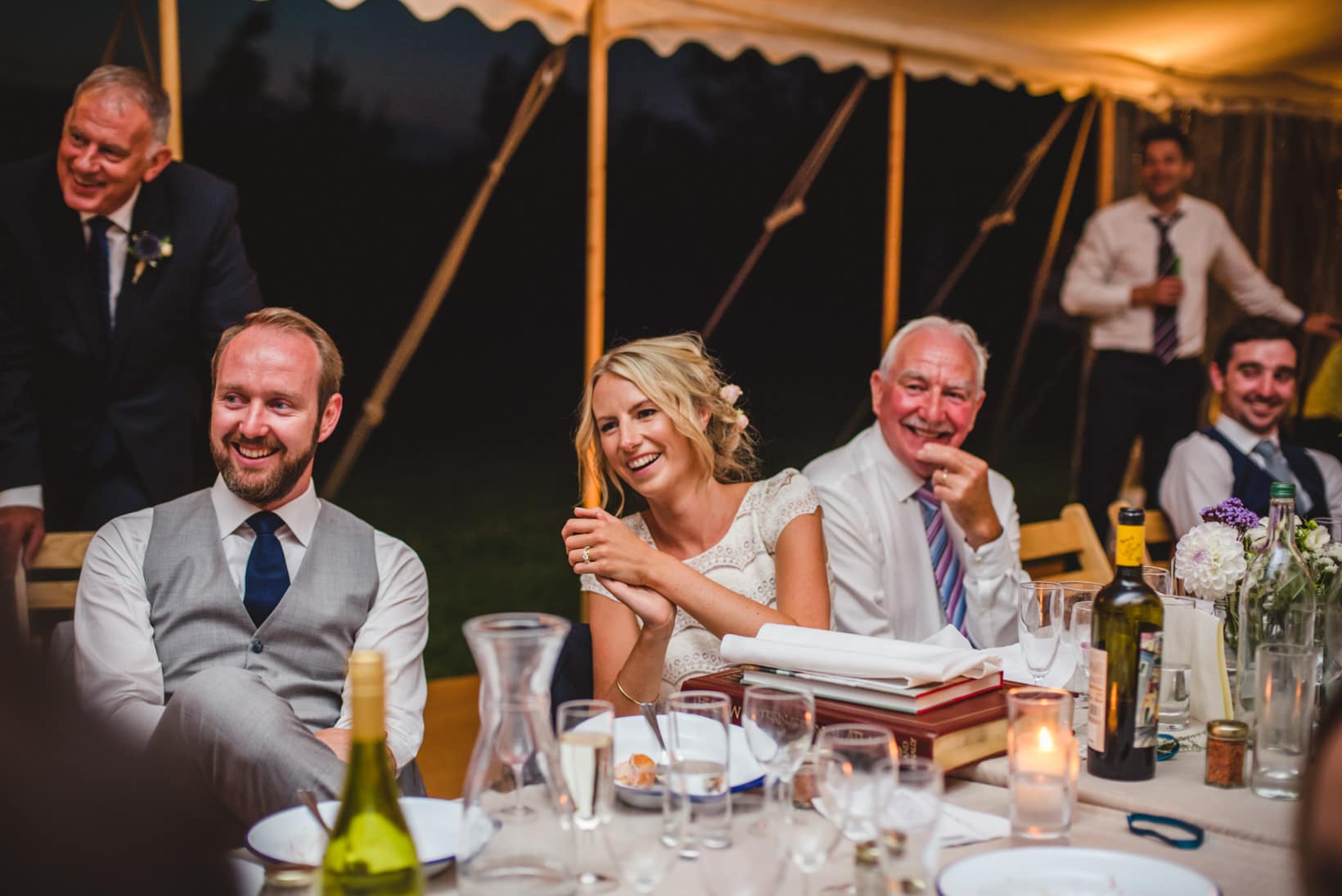 Surrey Wedding Photography Annie Brian Marquee Garden Wedding