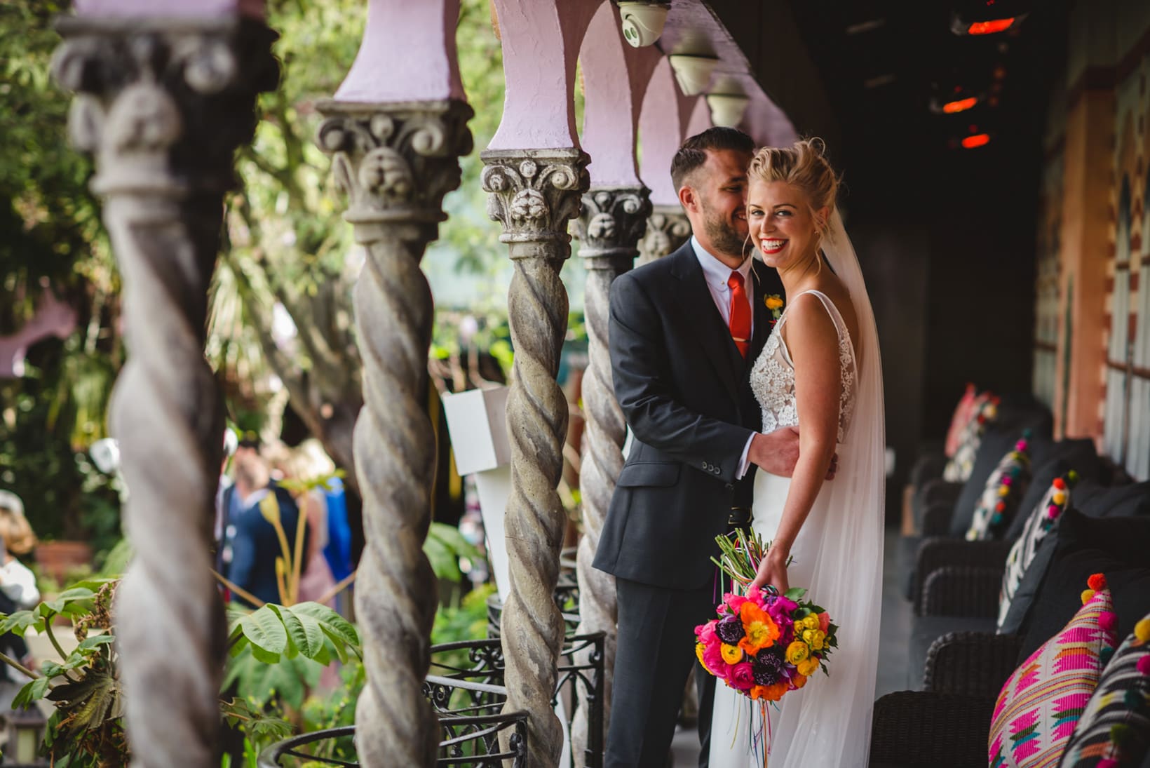 Carley Tom Kensington Roof Garden London Wedding Photography