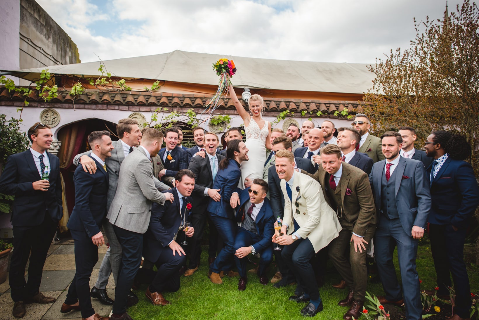 Carley Tom Kensington Roof Garden London Wedding Photography