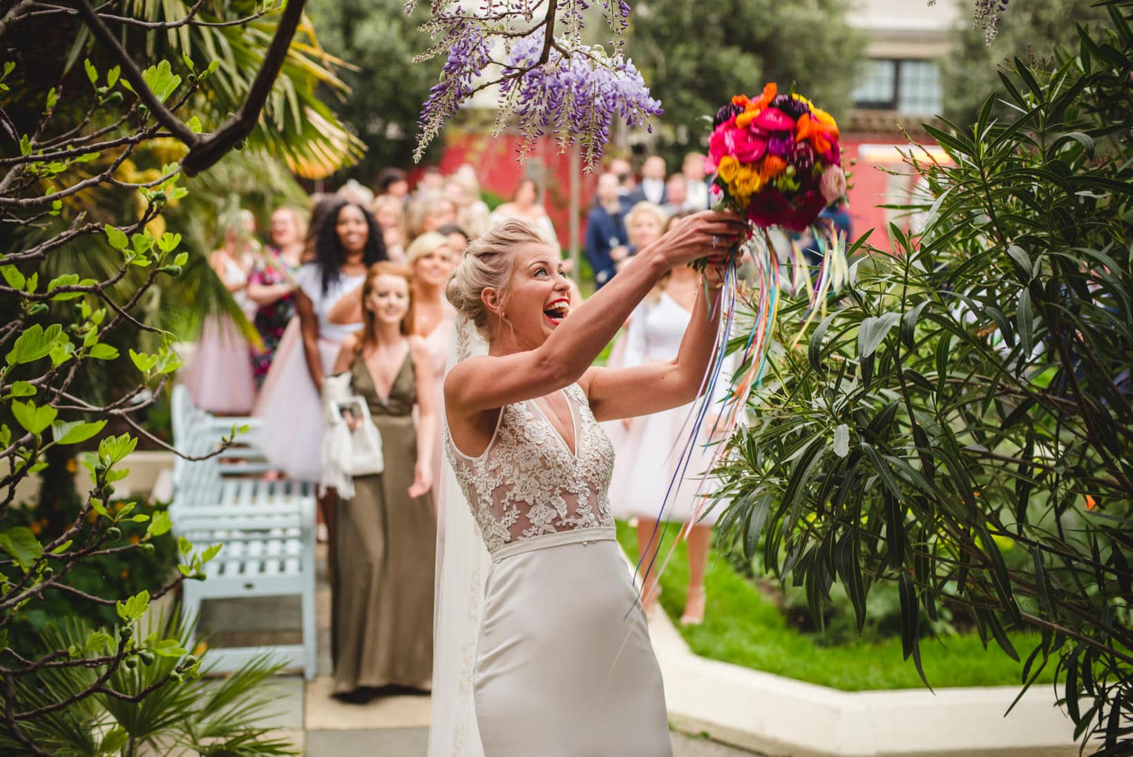 Carley Tom Kensington Roof Garden London Wedding Photography