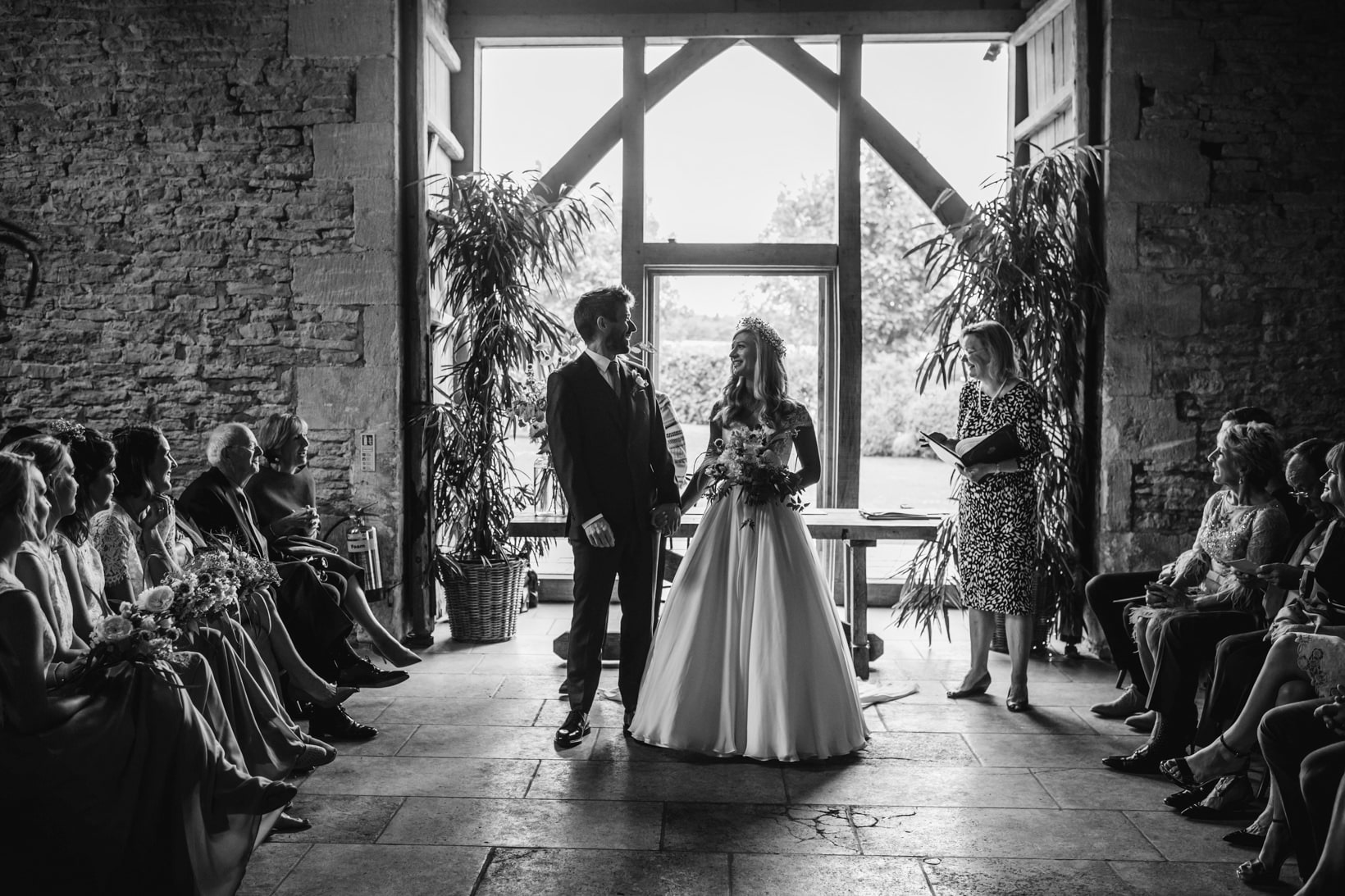 Lucy Rich Stone Barn Cotswolds Wedding Photography