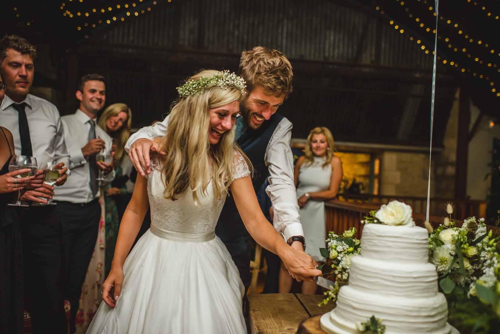 Lucy Rich Stone Barn Cotswolds Wedding Photography