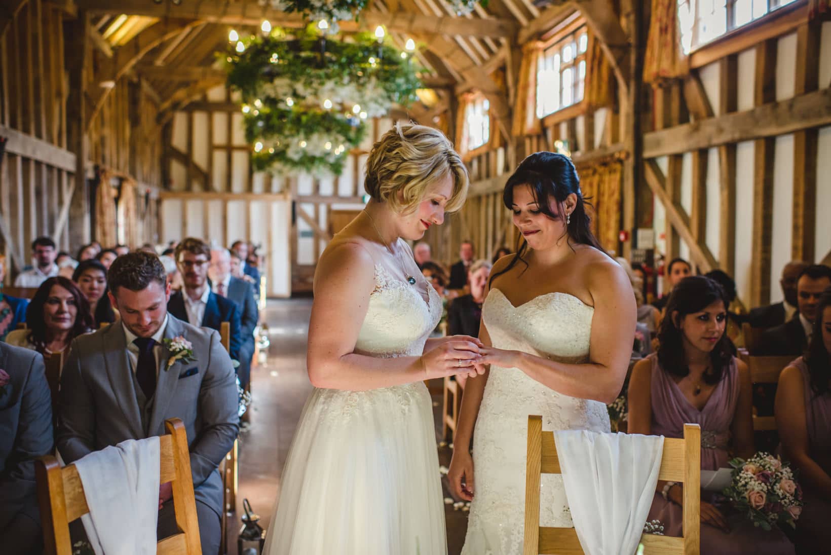 Gemma Emma Gate Street Barn Surrey Wedding Photography