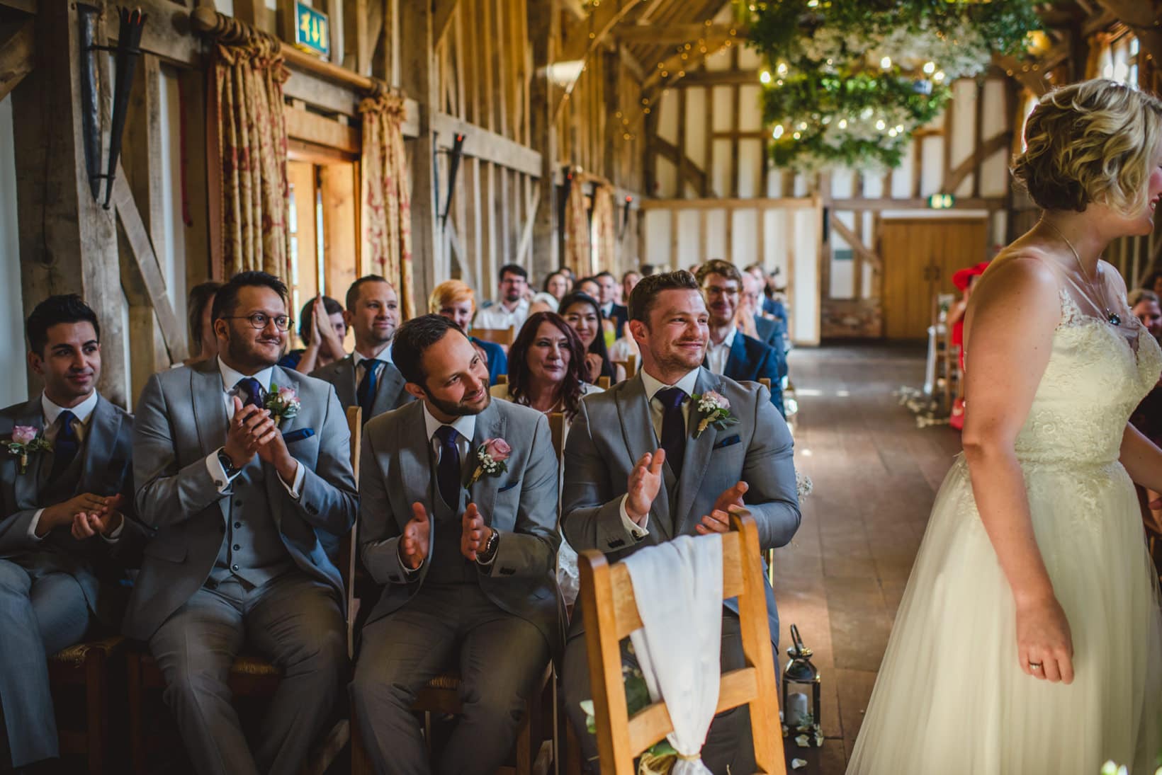 Gemma Emma Gate Street Barn Surrey Wedding Photography