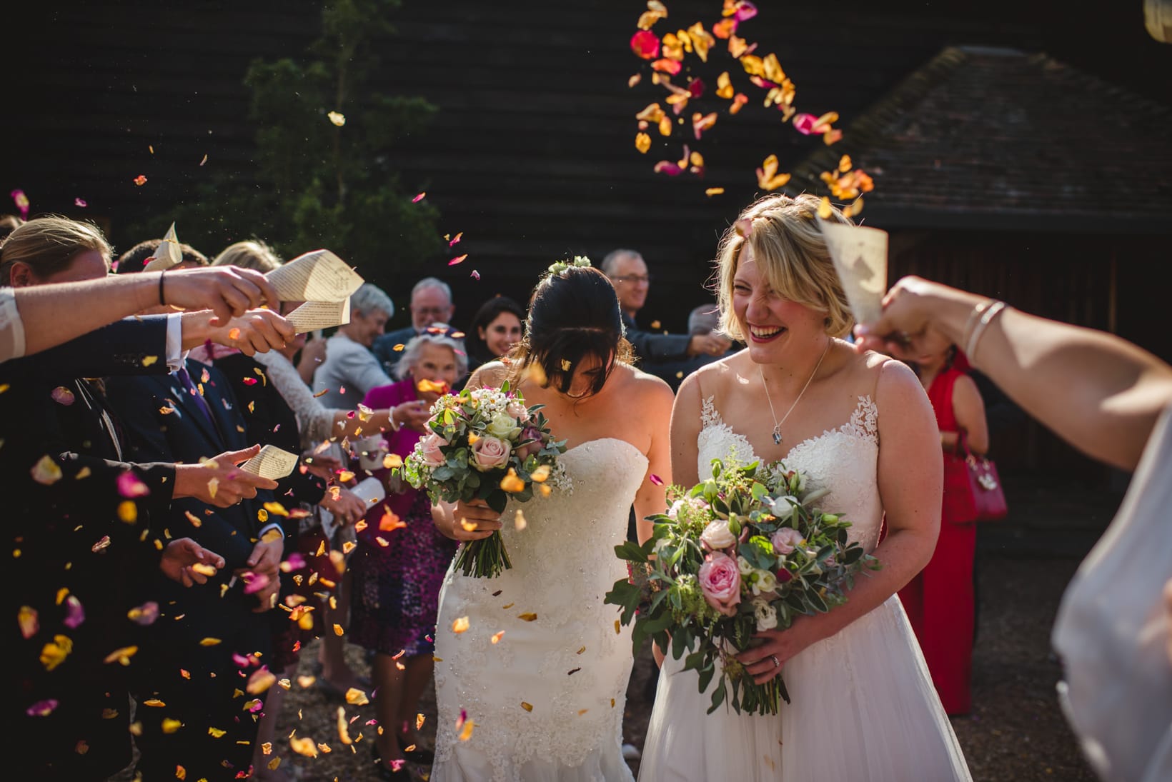 Gemma Emma Gate Street Barn Surrey Wedding Photography