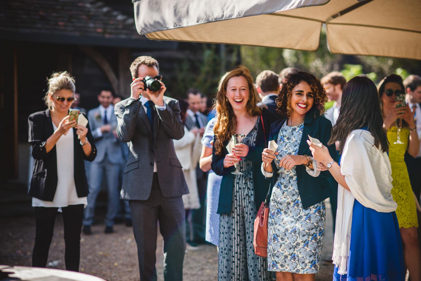 Gemma Emma Gate Street Barn Surrey Wedding Photography