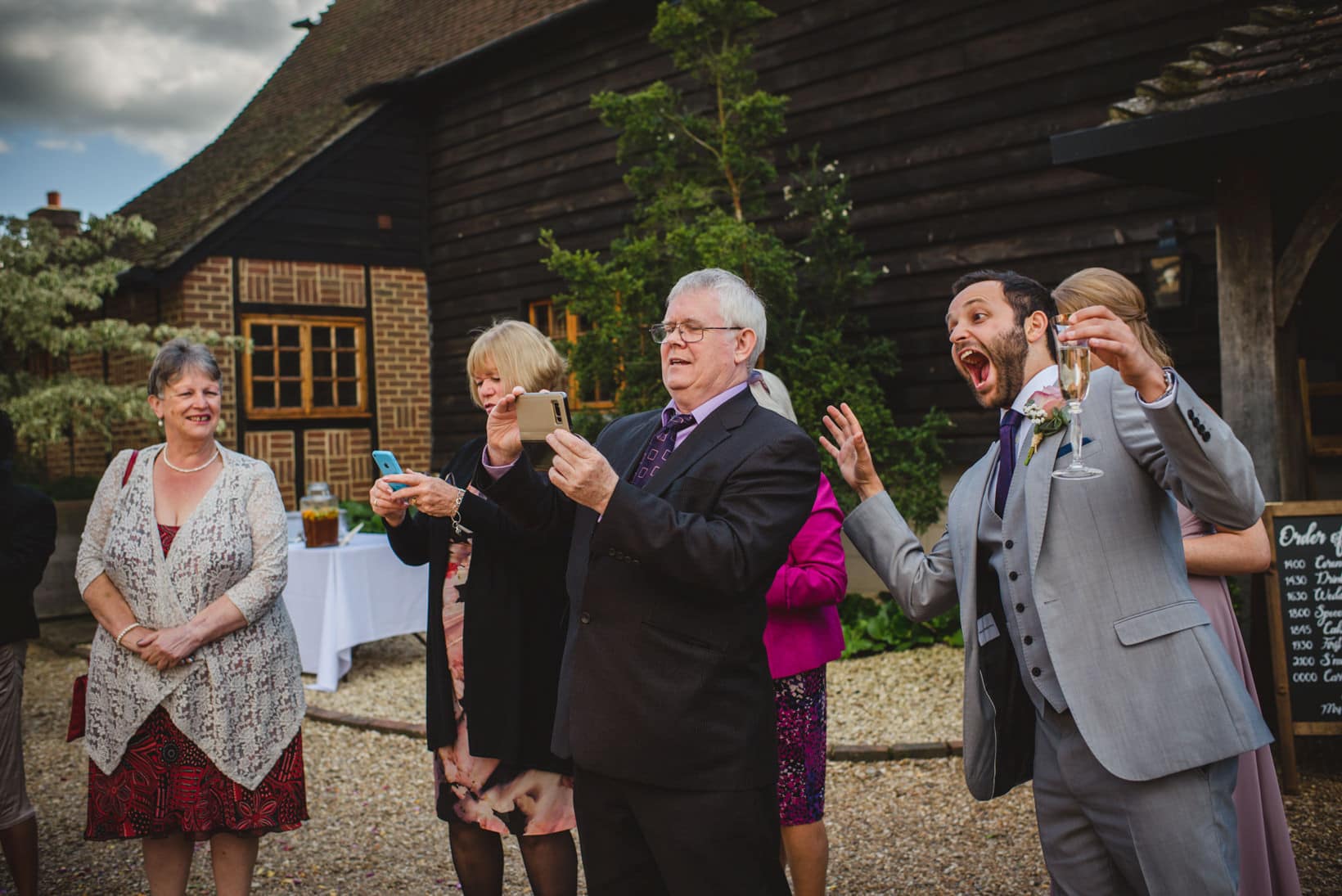 Gemma Emma Gate Street Barn Surrey Wedding Photography