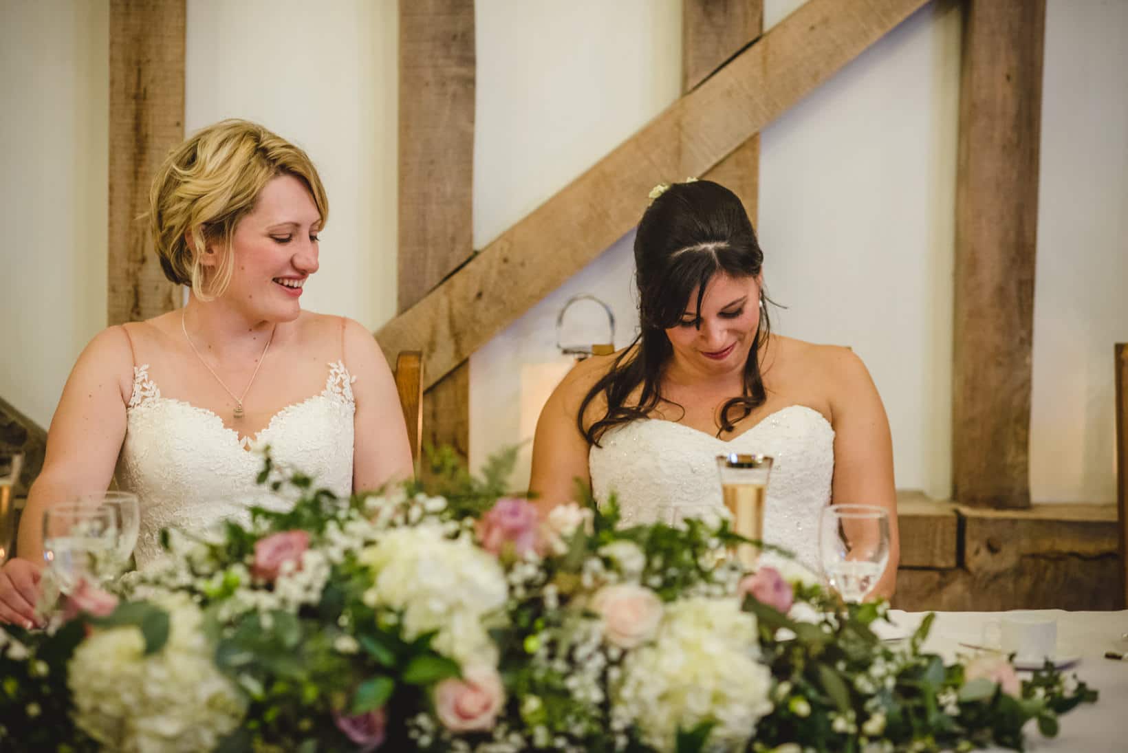 Gemma Emma Gate Street Barn Surrey Wedding Photography