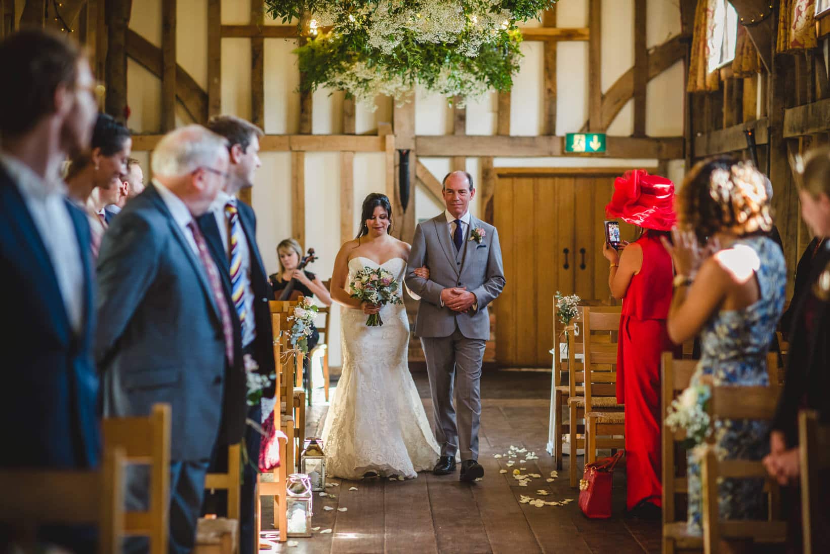 Gemma Emma Gate Street Barn Surrey Wedding Photography