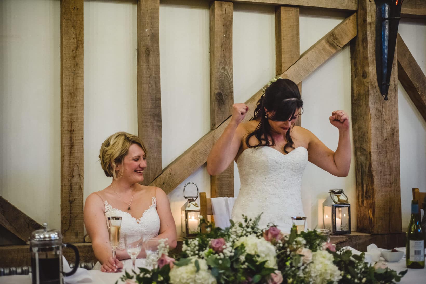 Gemma Emma Gate Street Barn Surrey Wedding Photography