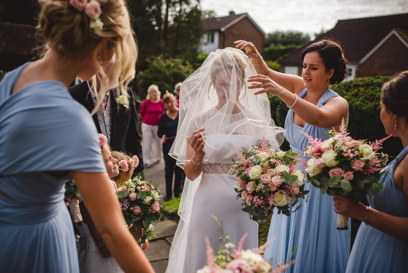 Lucy Simon Surrey Garden Marquee wedding Sophie Duckworth Photography