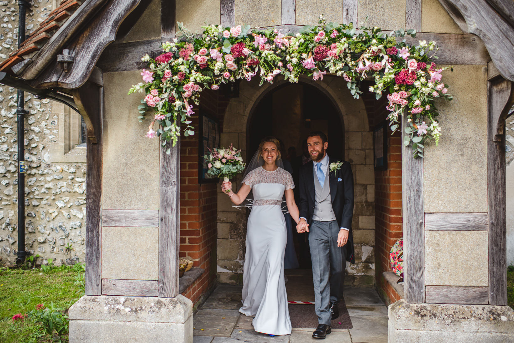 Lucy Simon Surrey Garden Marquee wedding Sophie Duckworth Photography