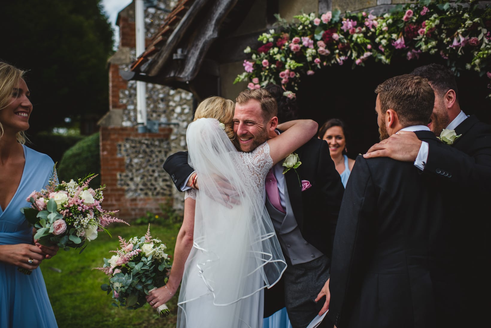 Lucy Simon Surrey Garden Marquee wedding Sophie Duckworth Photography