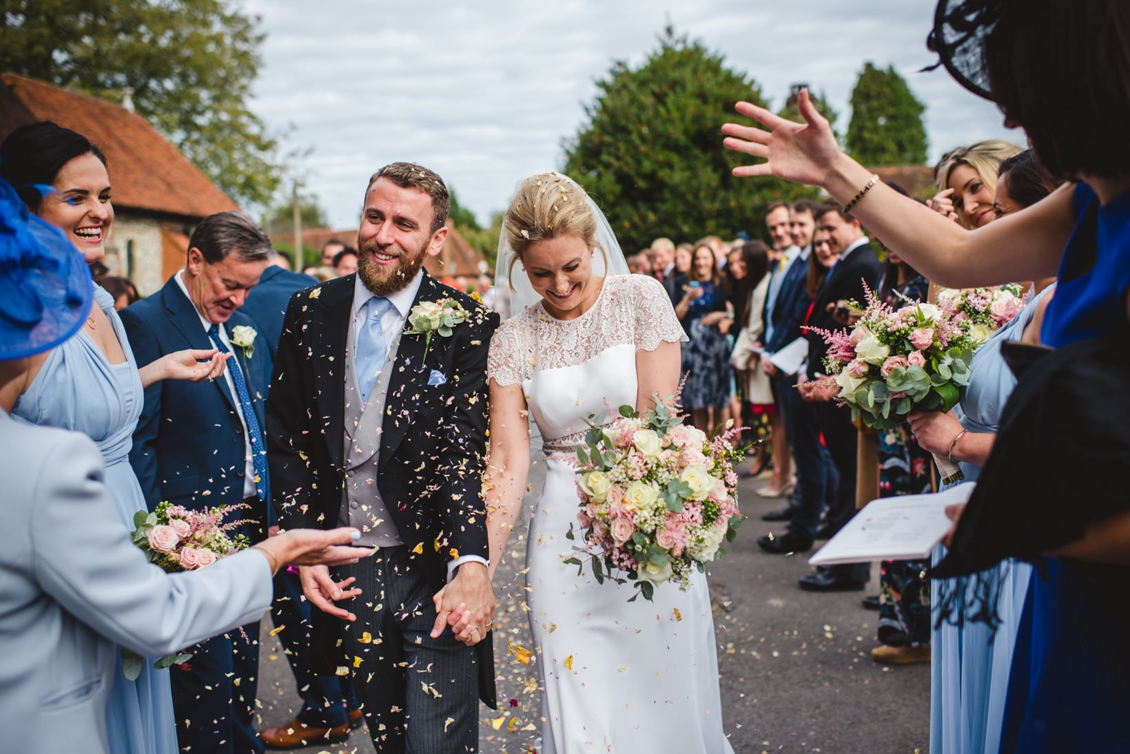 Lucy Simon Surrey Garden Marquee wedding Sophie Duckworth Photography