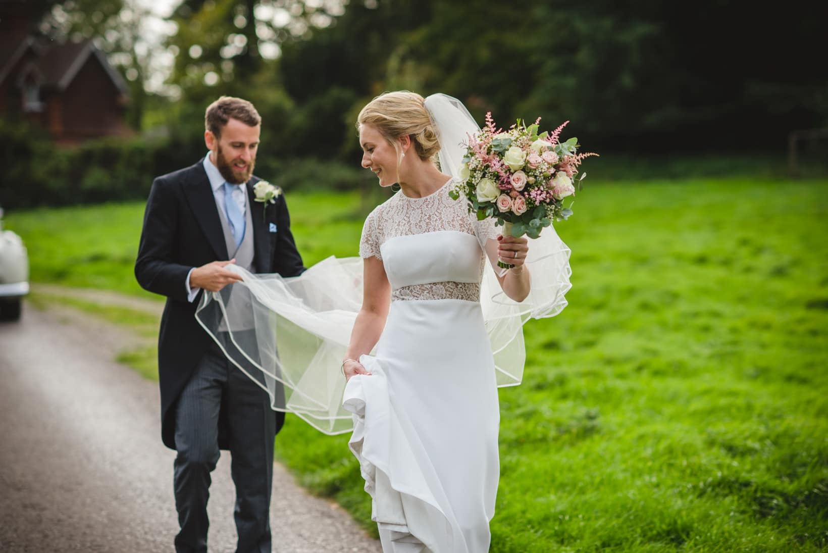 Lucy Simon Surrey Garden Marquee wedding Sophie Duckworth Photography