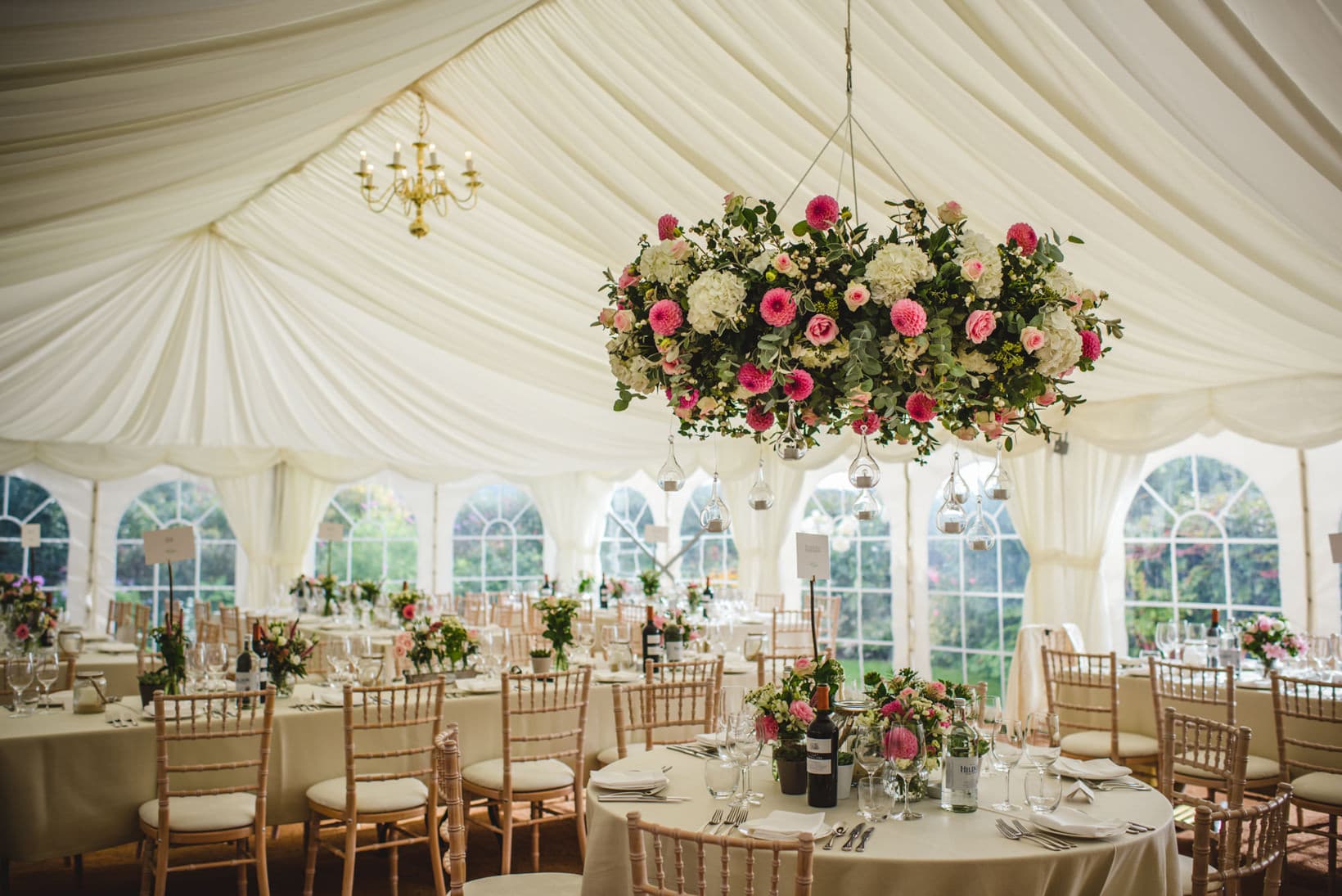 Lucy Simon Surrey Garden Marquee wedding Sophie Duckworth Photography