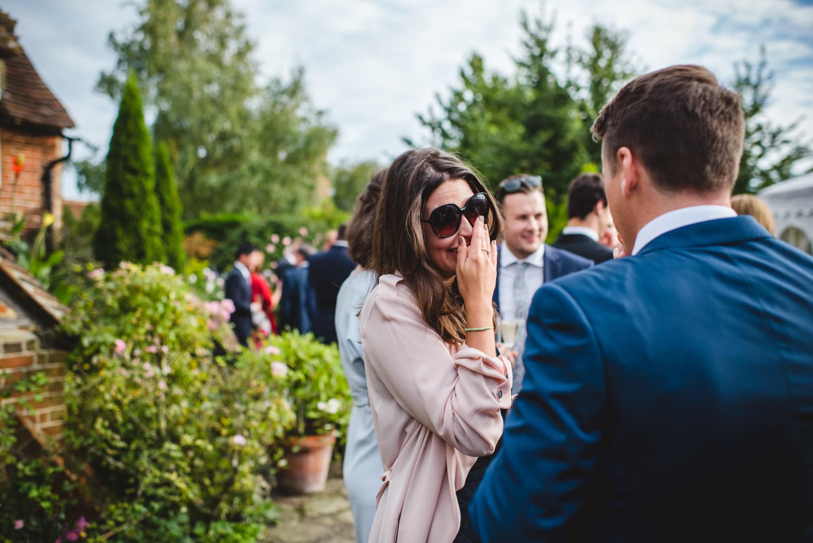 Lucy Simon Surrey Garden Marquee wedding Sophie Duckworth Photography