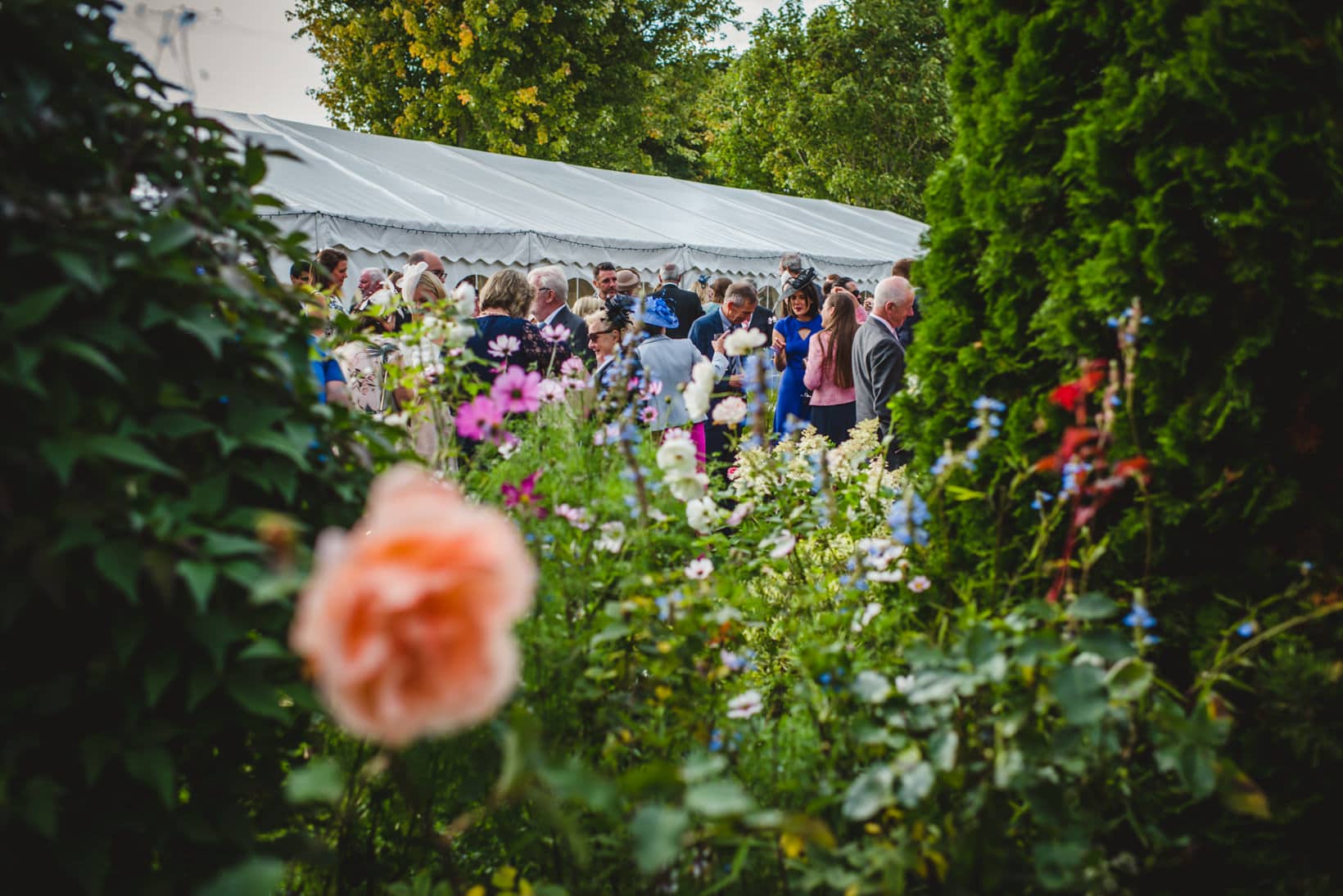 Lucy Simon Surrey Garden Marquee wedding Sophie Duckworth Photography