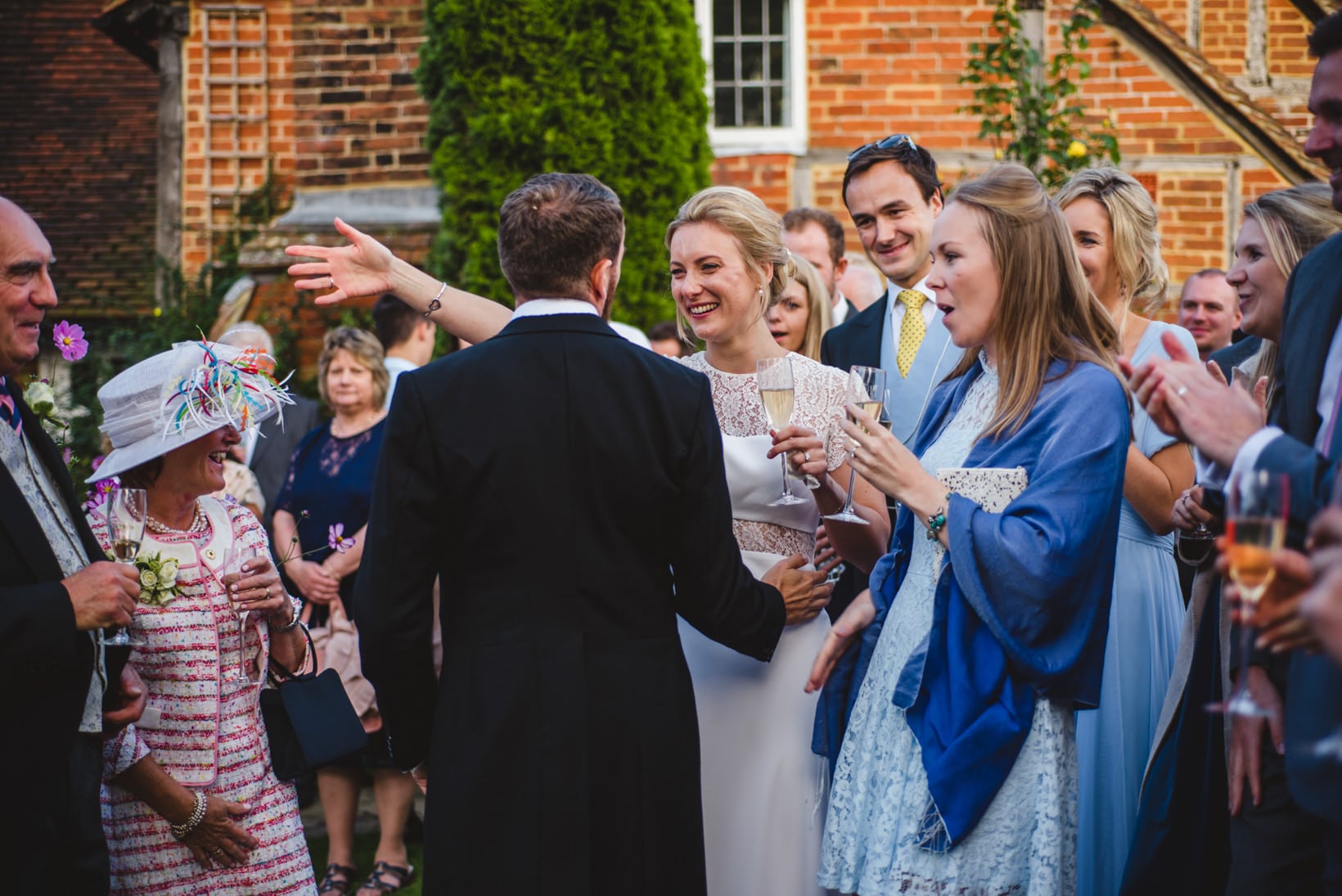 Lucy Simon Surrey Garden Marquee wedding Sophie Duckworth Photography