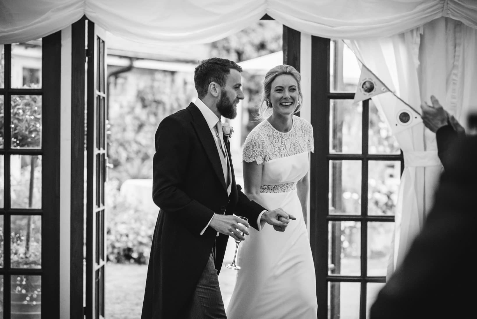 Lucy Simon Surrey Garden Marquee wedding Sophie Duckworth Photography