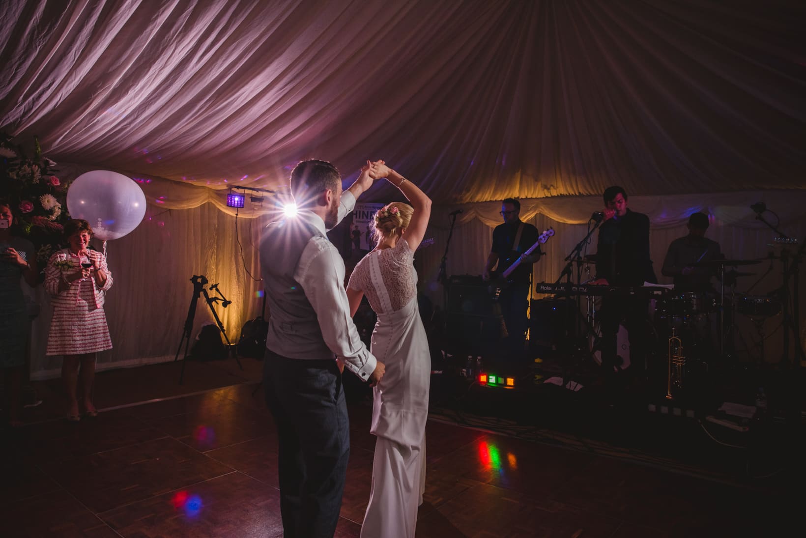 Lucy Simon Surrey Garden Marquee wedding Sophie Duckworth Photography