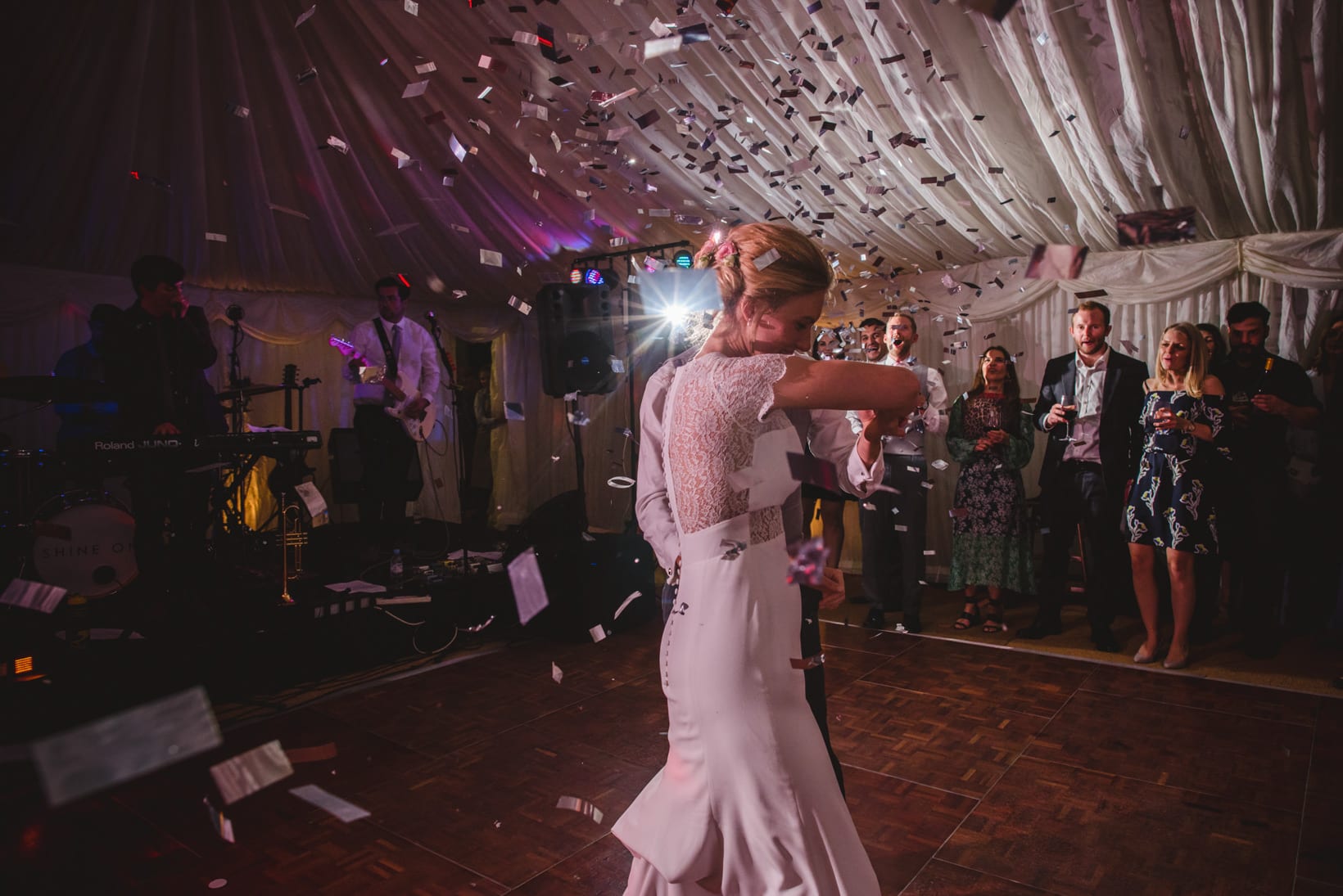 Lucy Simon Surrey Garden Marquee wedding Sophie Duckworth Photography