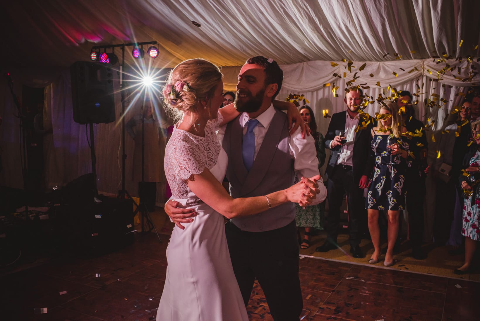 Lucy Simon Surrey Garden Marquee wedding Sophie Duckworth Photography