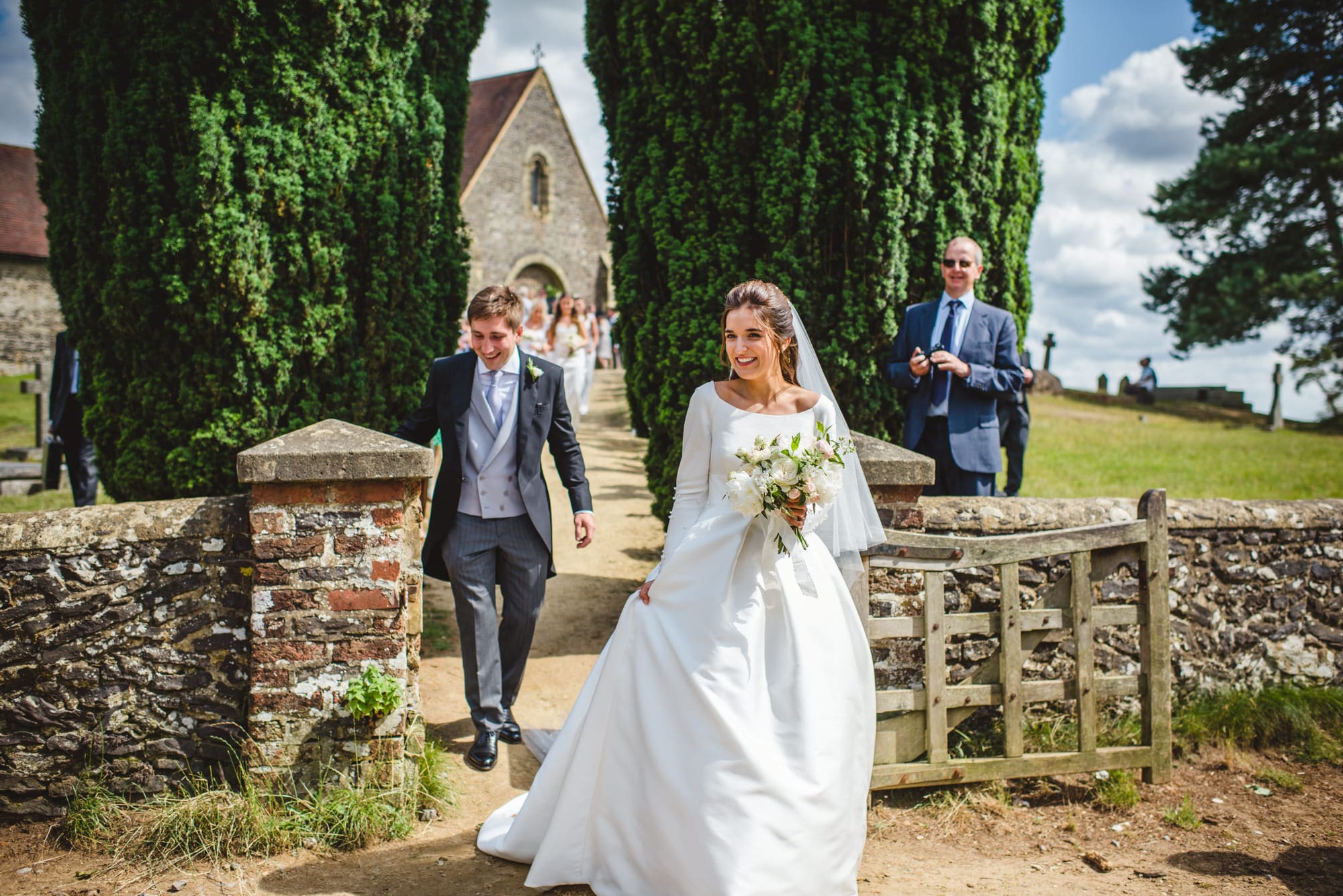 Kate Tom Chilworth Garden Wedding Sophie Duckworth Photography